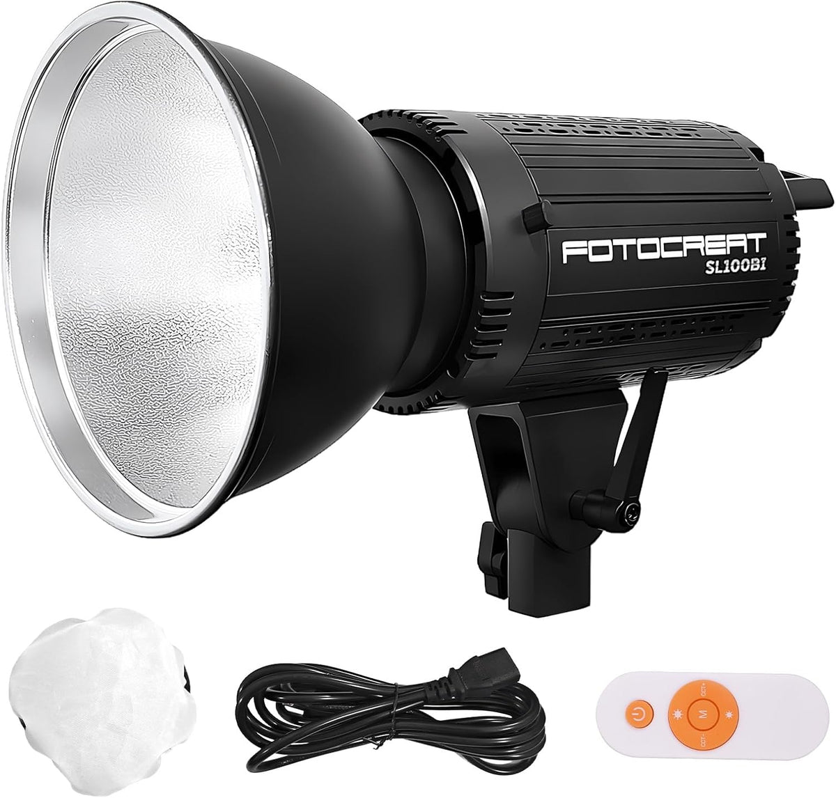 100W Bi-Color COB Photography Lighting Kit - Professional Studio Video Light with Softbox & Remote, 2800K-6500K, 32000 Lux for Portrait, Live Streaming, Content Creation