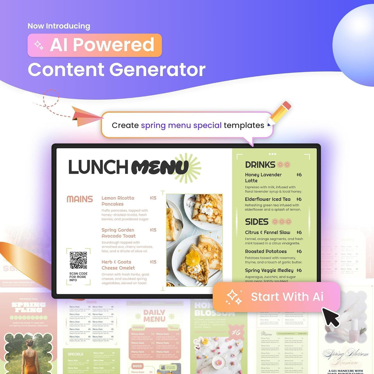 Essentials Digital Signage Player for Restaurants & Business | Plug & Play, AI Content Creation, HDMI Connectivity, Multi-Screen Support, Remote Management, Offline Playback