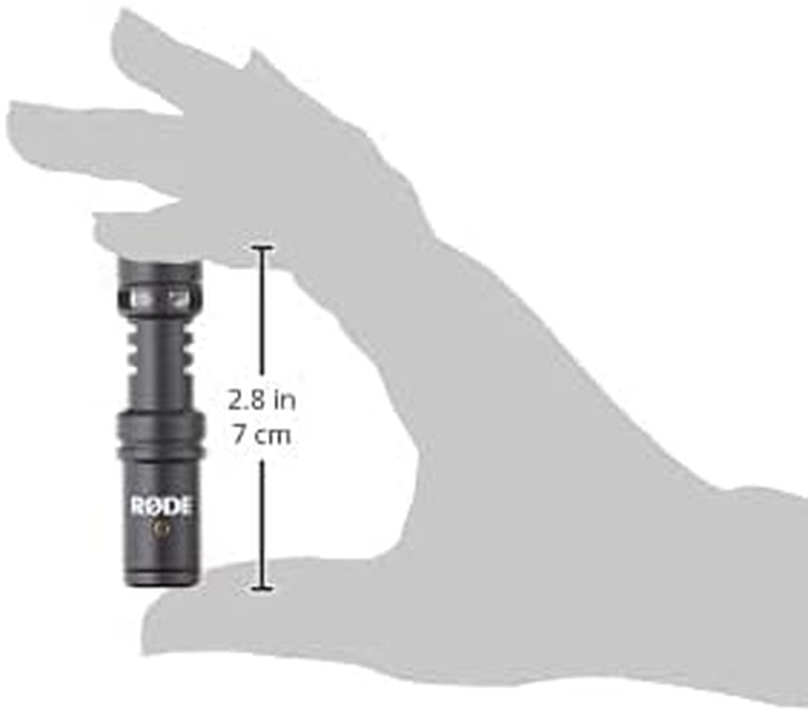 RØDE Videomic Me-L Compact Directional Smartphone Microphone for Iphone® or Ipad® with Lightning Connector for Mobile Filmmaking and Content Creation | Lightning Connector with Cardioid Pattern and Headphone Jack for Vlogging, Journalism and Music