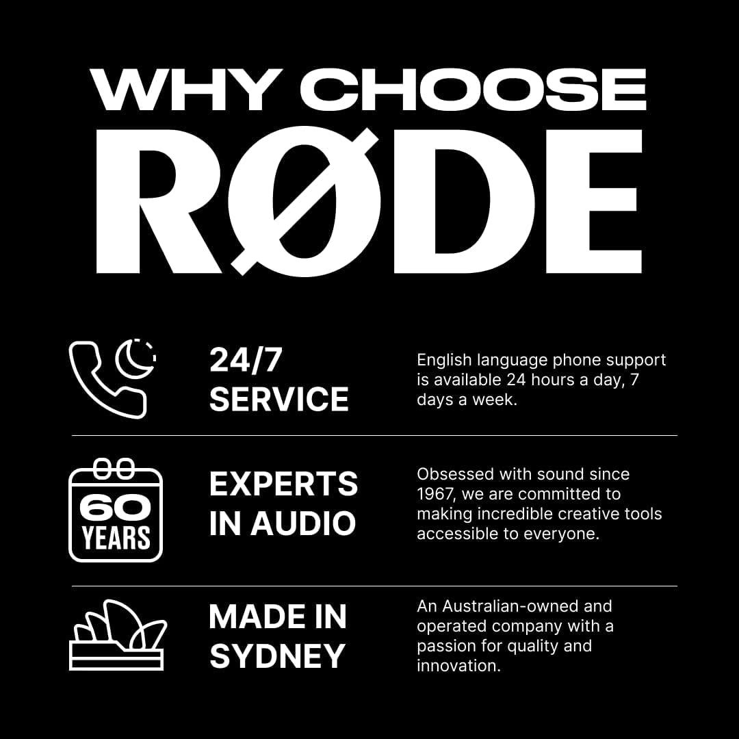 RØDE Wireless Micro - Compact Wireless Microphone, Two Mics with Charge Case for Smartphone Content Creation - USB-C, Black | Two Mics with Charge Case for Smartphone Content Creation, USB-C, Black