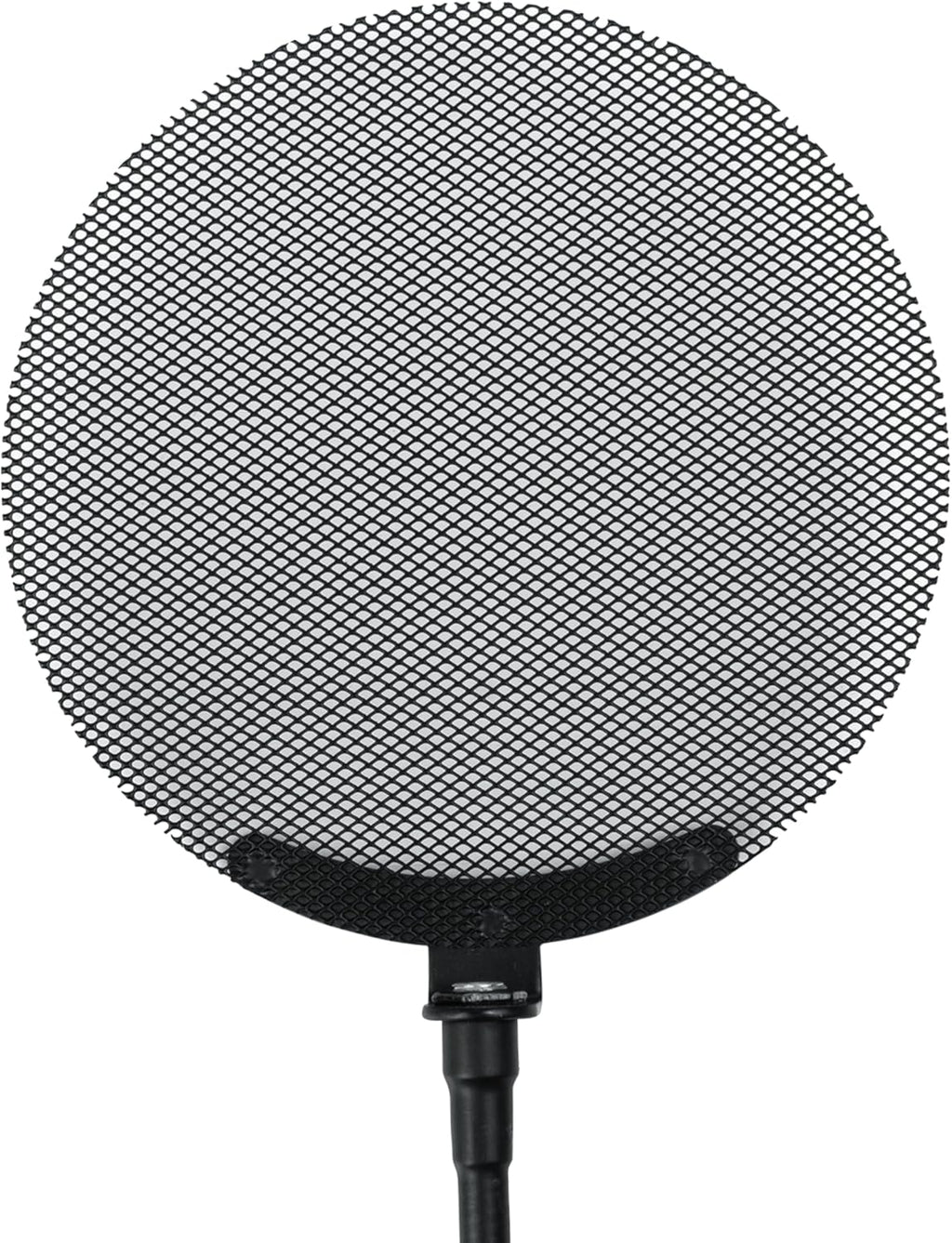 Metal Pop Filter with 12.4" Gooseneck (GFW-POPFILTER-MTL) | Great for Podcasting, Broadcasting, Content Creation, Angled Slats Divert Air for Cleaner Vocal Sound, Fits Stands up to 18Mm