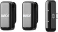 RØDE Wireless Micro - Compact Wireless Microphone, Two Mics with Charge Case for Smartphone Content Creation - USB-C, Black | Two Mics with Charge Case for Smartphone Content Creation, USB-C, Black