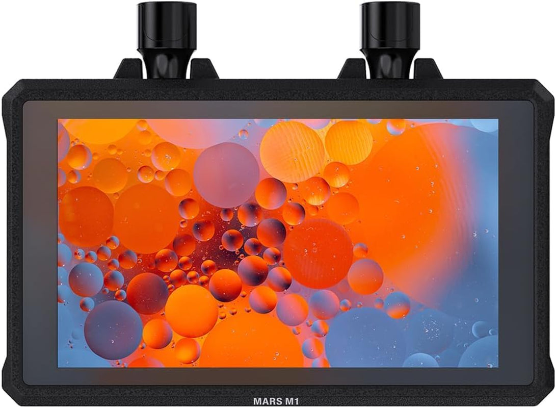 Mars M1 Enhanced 5.5 Inch Wireless Transmitter & Receiver Video Monitor + Mars 4K Transmission Kit, 450Ft Range, 4K30 Monitoring for Filmmaking and Content Creation (Bundle)