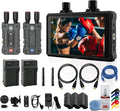 Mars M1 Enhanced 5.5 Inch Wireless Transmitter & Receiver Video Monitor + Mars 4K Transmission Kit, 450Ft Range, 4K30 Monitoring for Filmmaking and Content Creation (Bundle)