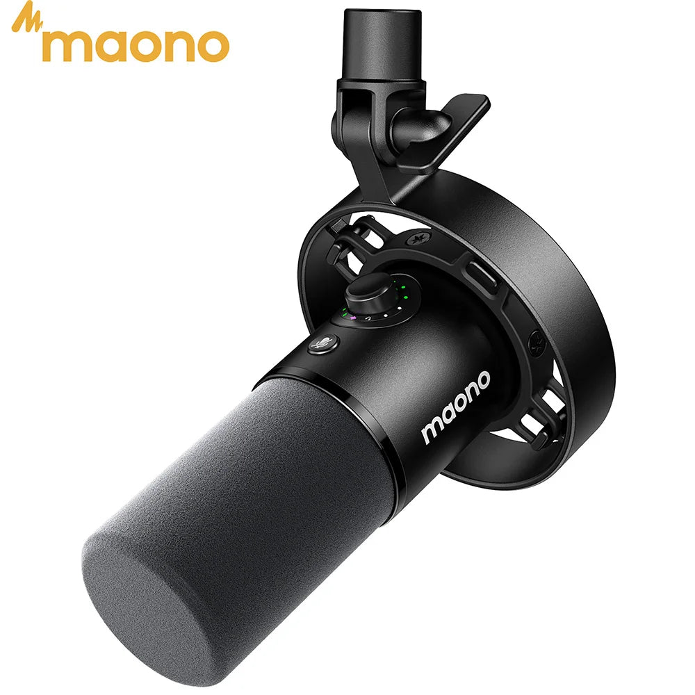 PD300X Dynamic Microphone XLR USB Podcast Recording Mic 192Khz24Bit for Content Creation Home Audio Studio Noise Reduction
